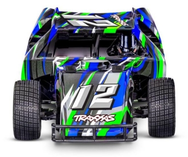 TRX104354-74-GRN Slash Modified BL-2S grün 1/10 Dirt Oval Racer RTR